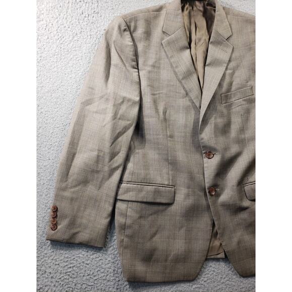 Lauren Ralph Lauren Blazer Men's 42 S Beige 100% Wool Suit Jacket Sport Coat - Picture 2 of 12